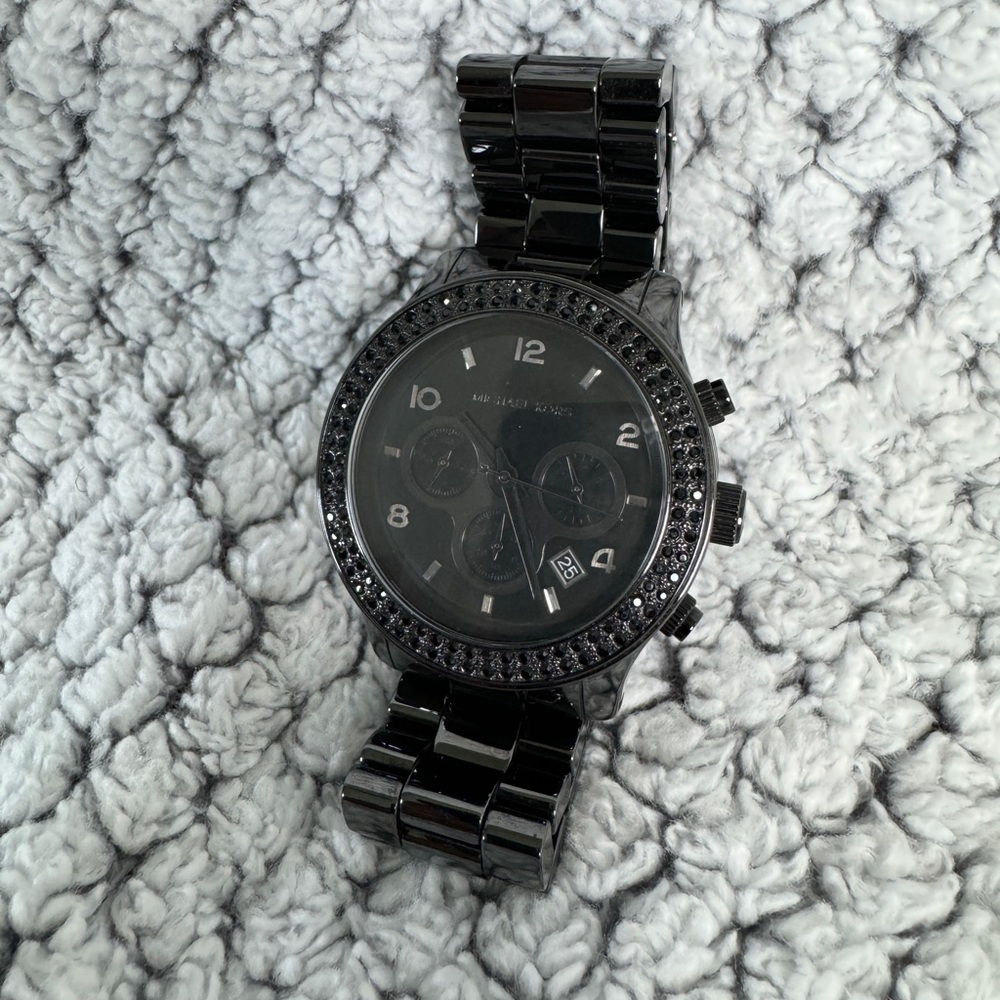 Black Stainless steel Micheal Kors women’s watch